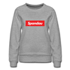Spandau rot - Frauen Premium Sweatshirt - heather grey