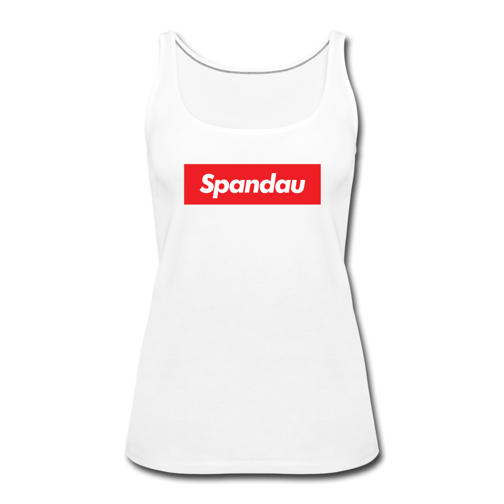 Spandau rot - Frauen Premium Tank Top - white