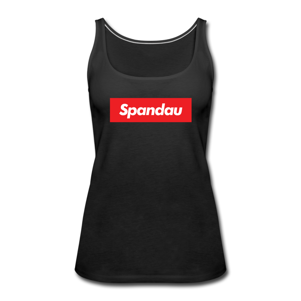 Spandau rot - Frauen Premium Tank Top - black