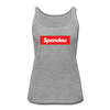 Spandau rot - Frauen Premium Tank Top - heather grey