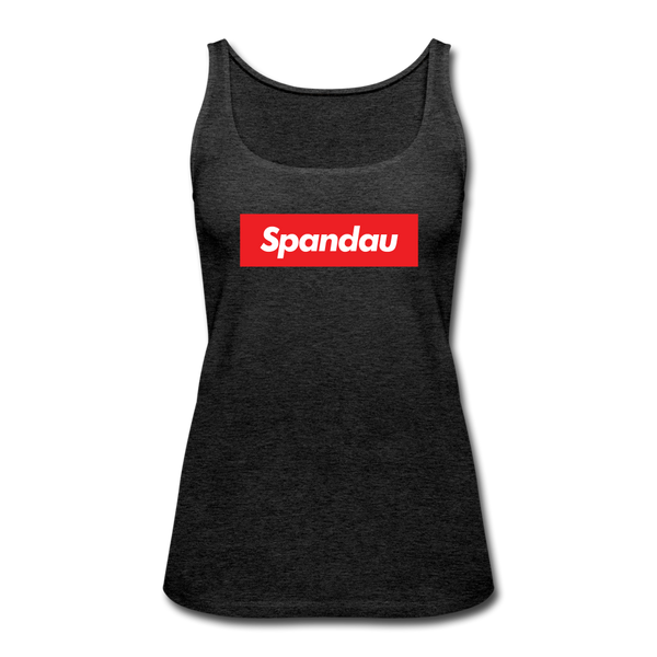 Spandau rot - Frauen Premium Tank Top - charcoal grey