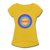Spandau Retro - Frauen T-Shirt mit gerollten Ärmeln - mustard yellow