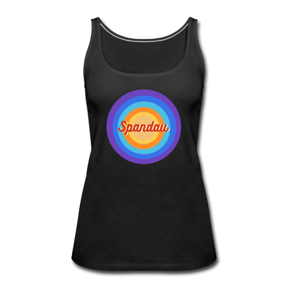 Spandau Retro - Frauen Premium Tank Top - black