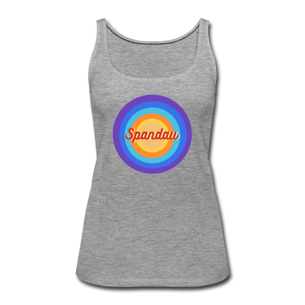 Spandau Retro - Frauen Premium Tank Top - heather grey