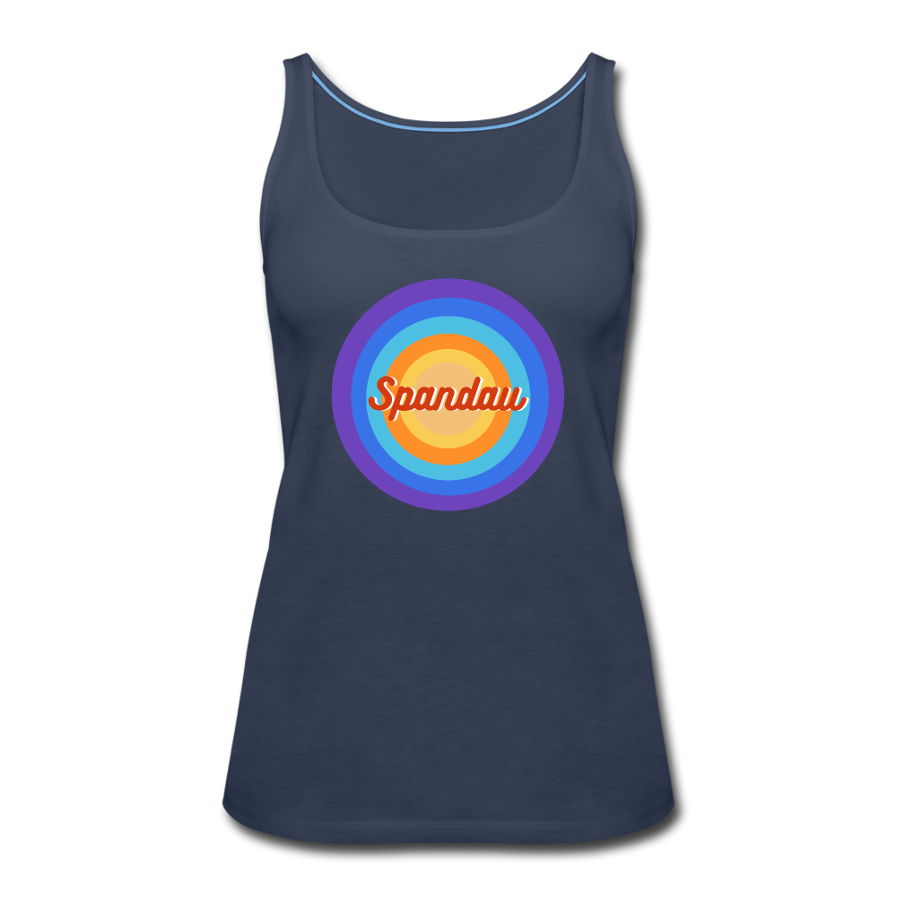 Spandau Retro - Frauen Premium Tank Top - navy