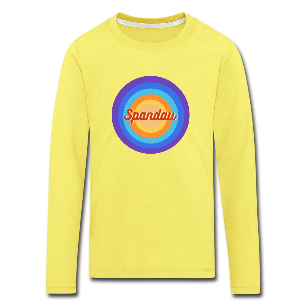 Spandau Retro - Kinder Langarmshirt - yellow