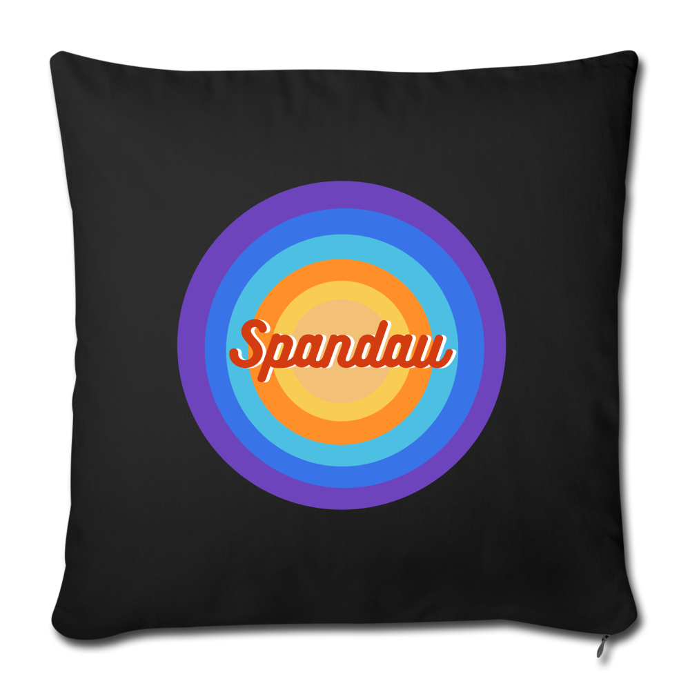 Spandau Retro - Sofakissen mit Füllung (45 x 45 cm) - black