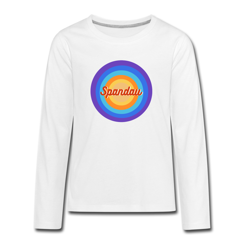 Spandau Retro - Teenager Langarmshirt - white