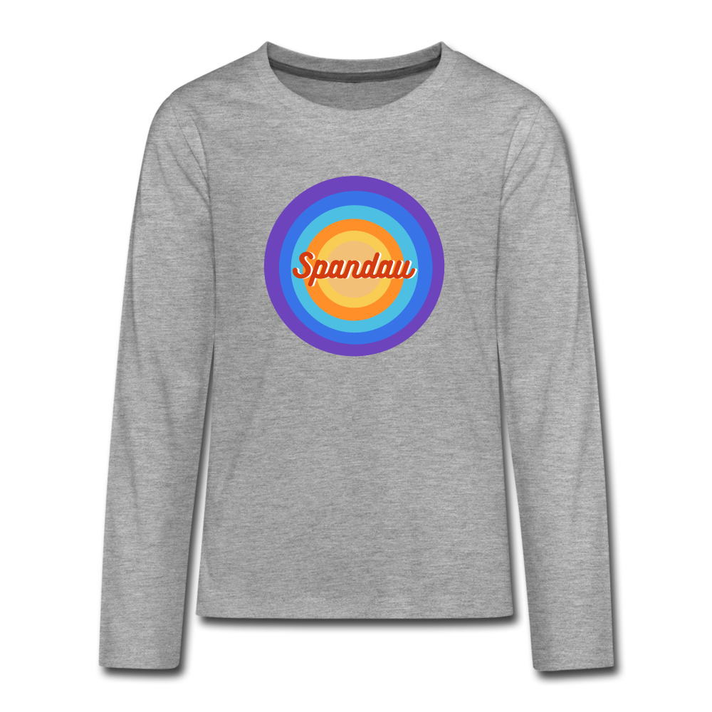 Spandau Retro - Teenager Langarmshirt - heather grey