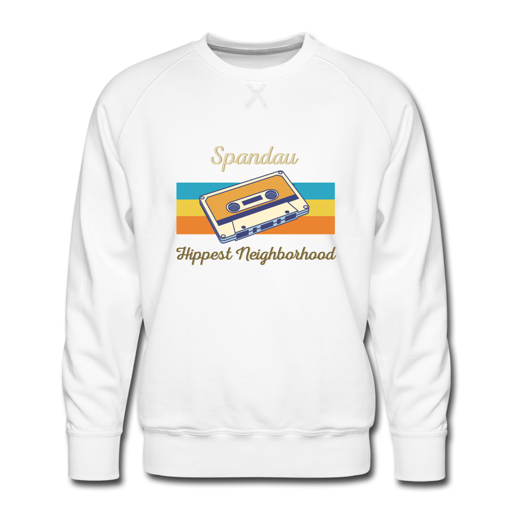 Spandau Hippest Neighborhood - Männer Premium Sweatshirt - white