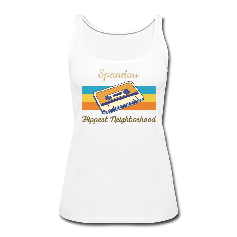 Spandau Hippest Neighborhood - Frauen Premium Tank Top - white