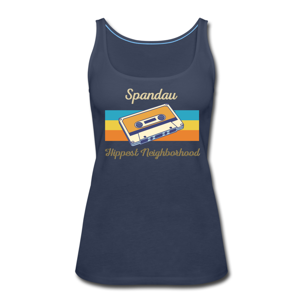 Spandau Hippest Neighborhood - Frauen Premium Tank Top - navy