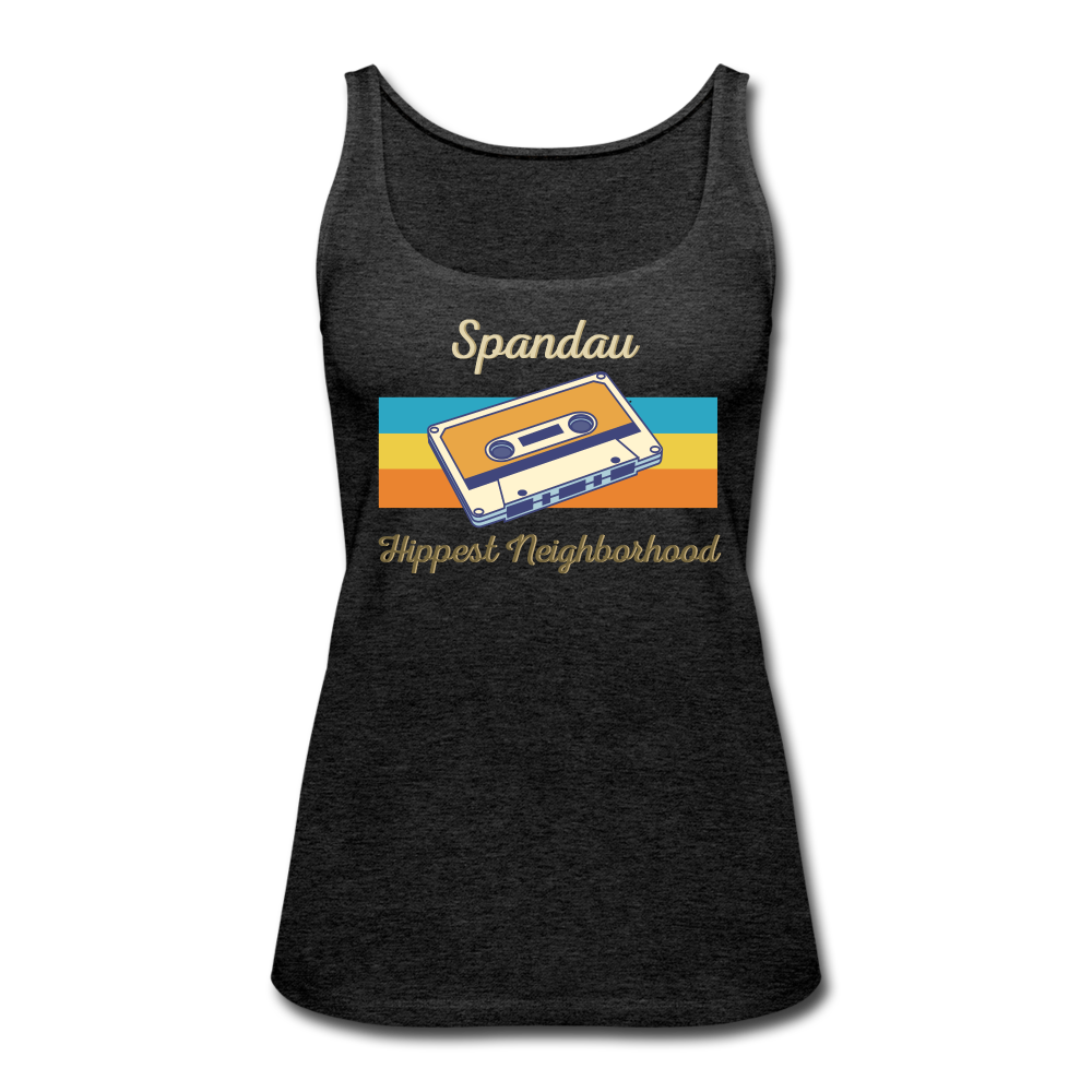 Spandau Hippest Neighborhood - Frauen Premium Tank Top - charcoal grey