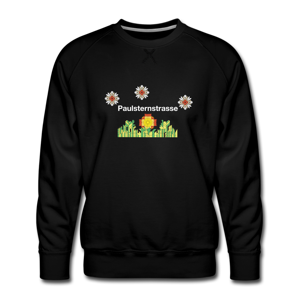 Paulsternstrasse - Männer Premium Sweatshirt - black