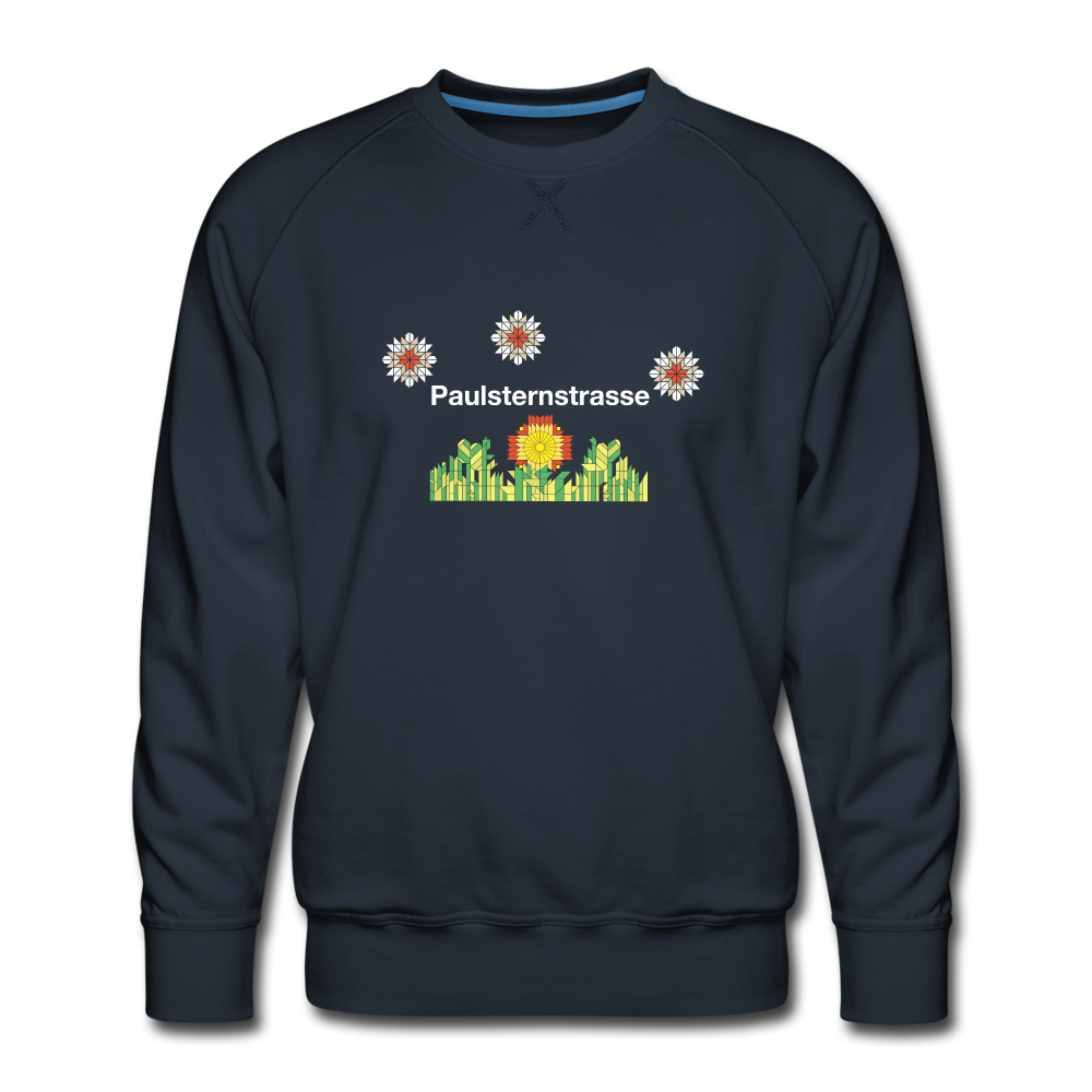 Paulsternstrasse - Männer Premium Sweatshirt - navy