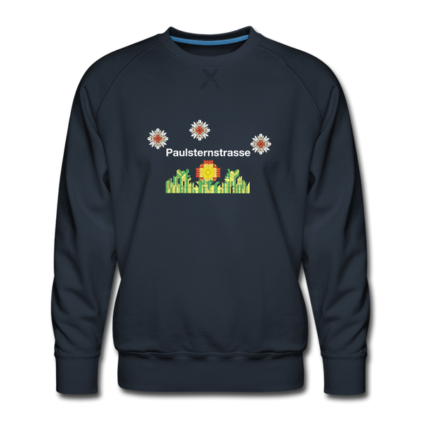 Paulsternstrasse - Männer Premium Sweatshirt - navy
