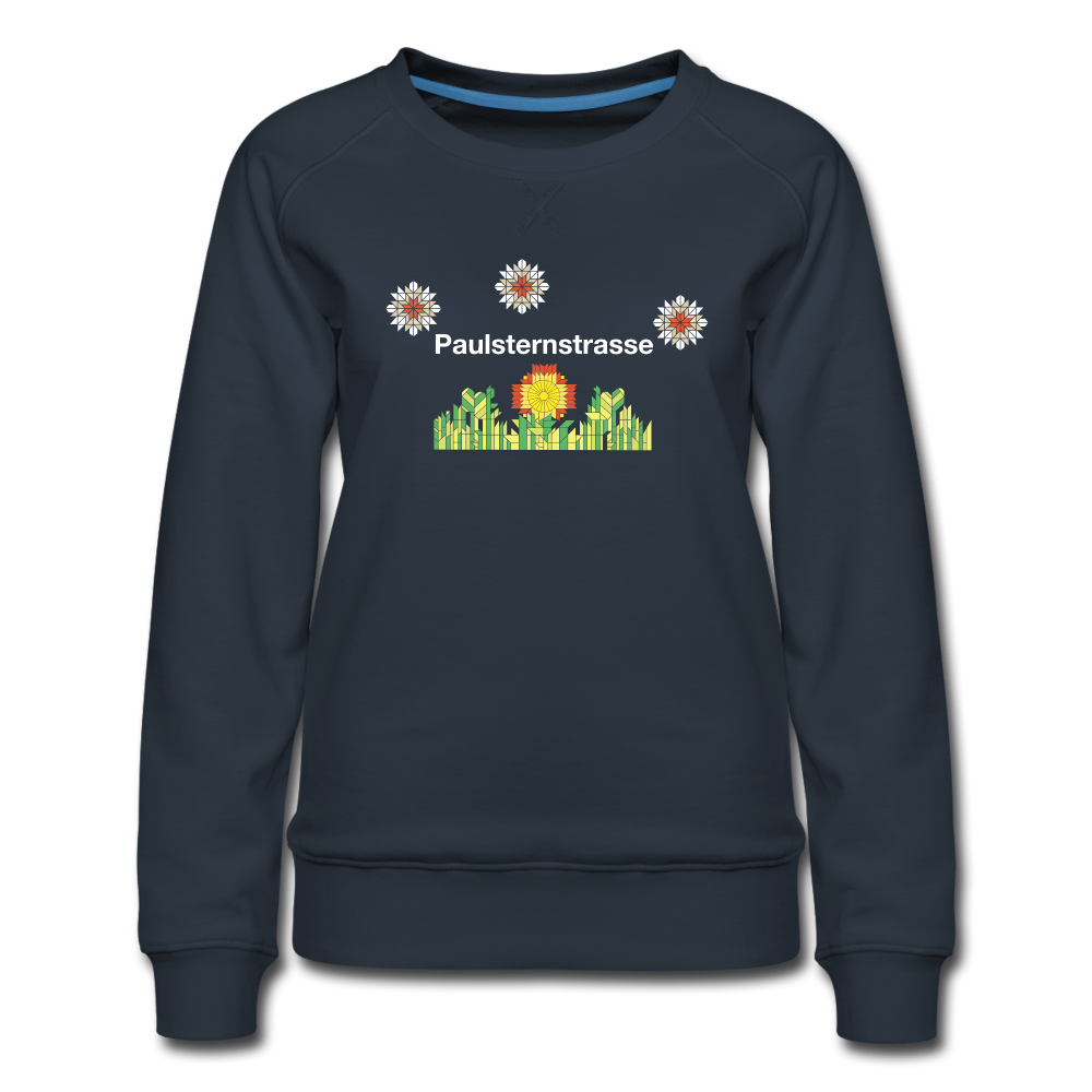 Paulsternstrasse - Frauen Premium Sweatshirt - navy