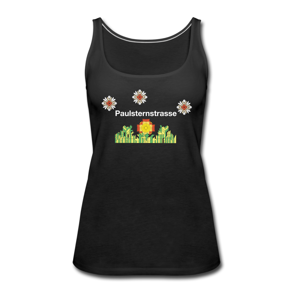 Paulsternstrasse - Frauen Premium Tank Top - black