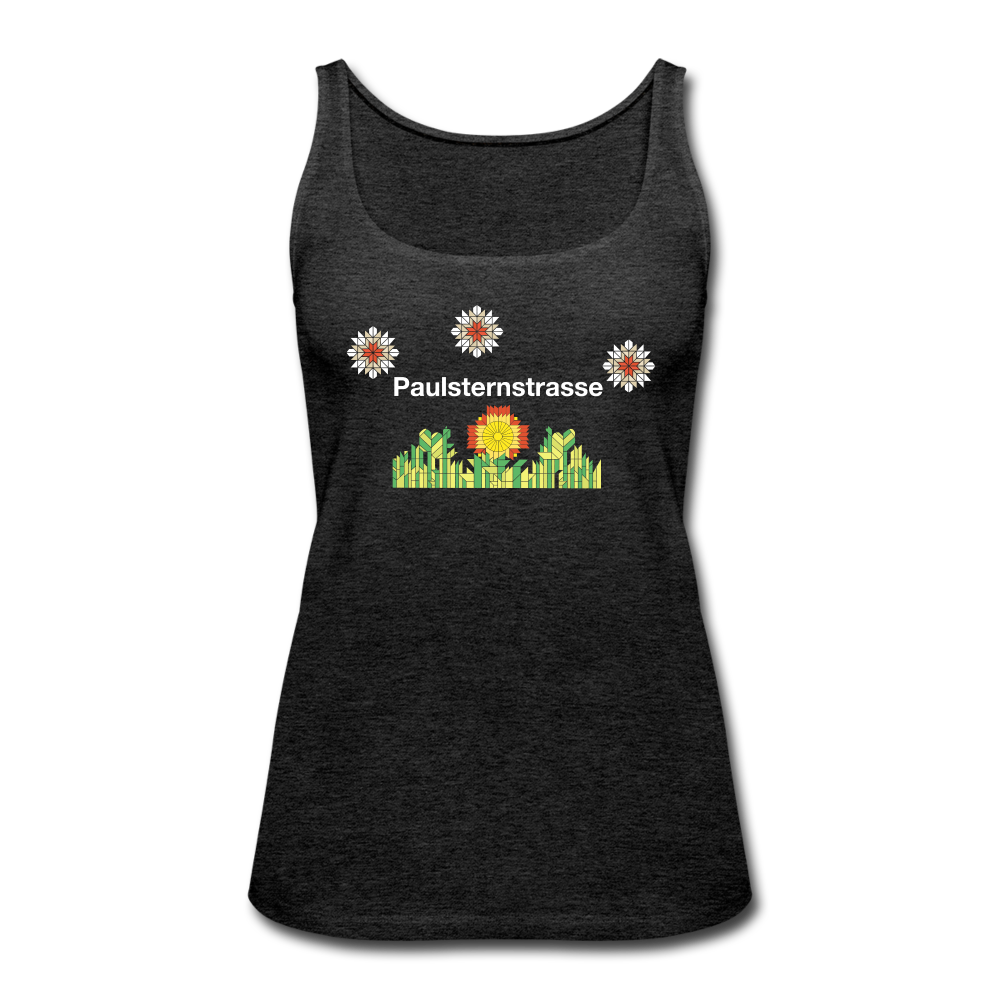 Paulsternstrasse - Frauen Premium Tank Top - charcoal grey