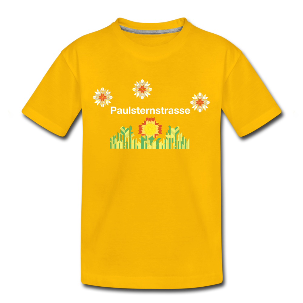Paulsternstrasse - Teenager Premium T-Shirt - sun yellow
