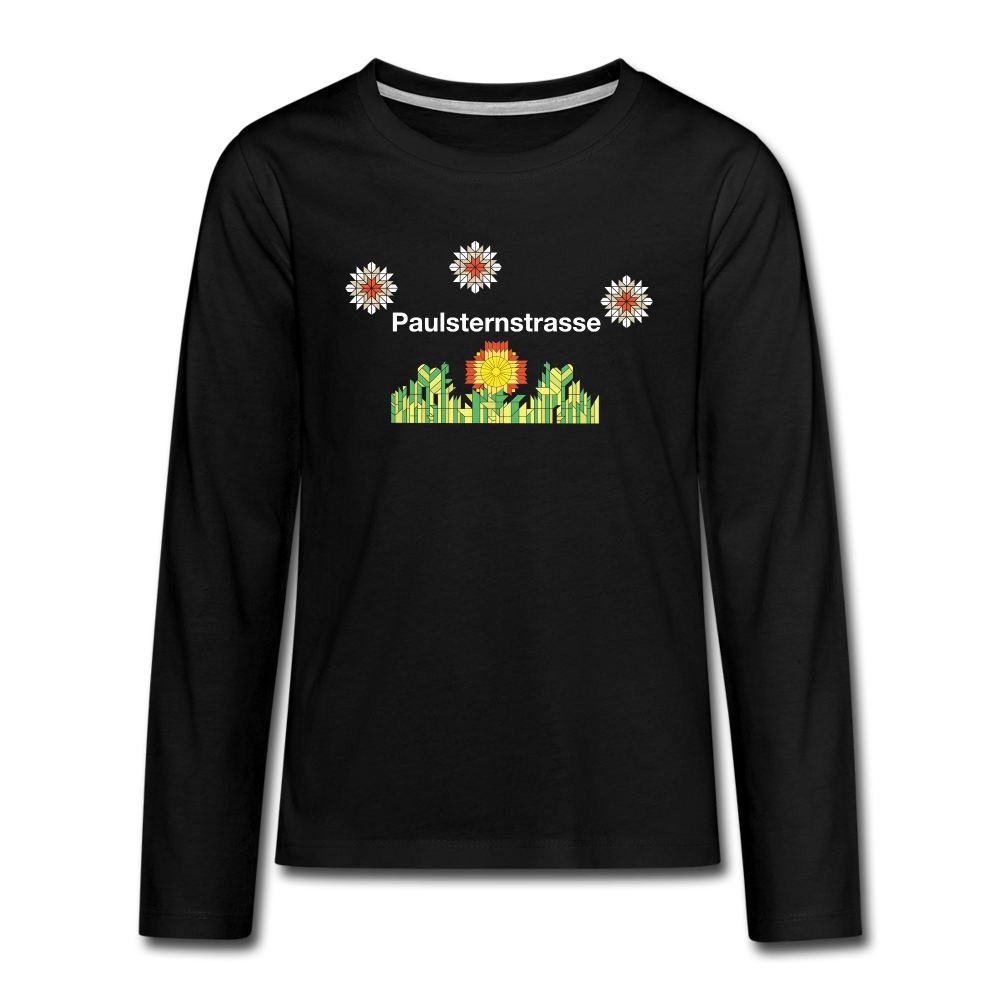 Paulsternstrasse - Teenager Langarmshirt - black