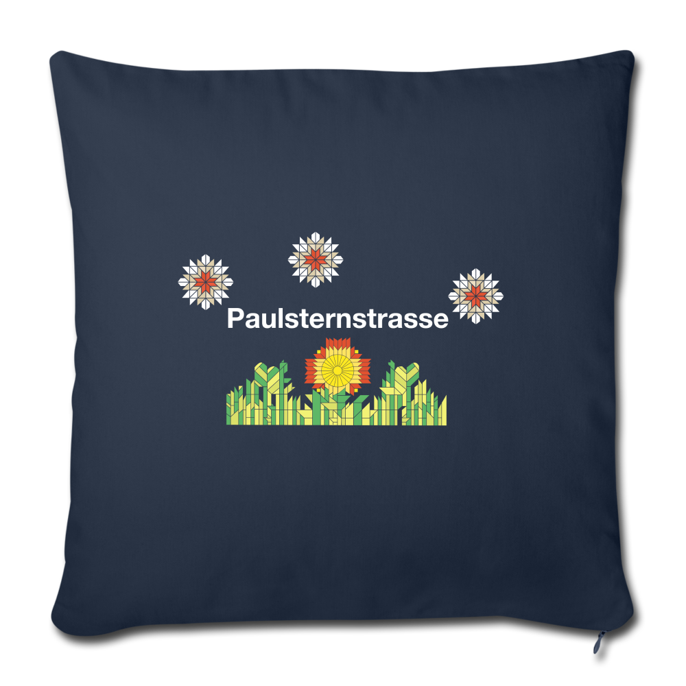 Paulsternstrasse - Sofakissen mit Füllung (45 x 45 cm) - navy