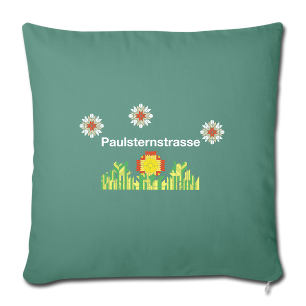 Paulsternstrasse - Sofakissen mit Füllung (45 x 45 cm) - cypress green