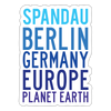 Spandau Planet Earth - Aufkleber - white matte