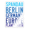 Spandau Planet Earth - Aufkleber - white glossy