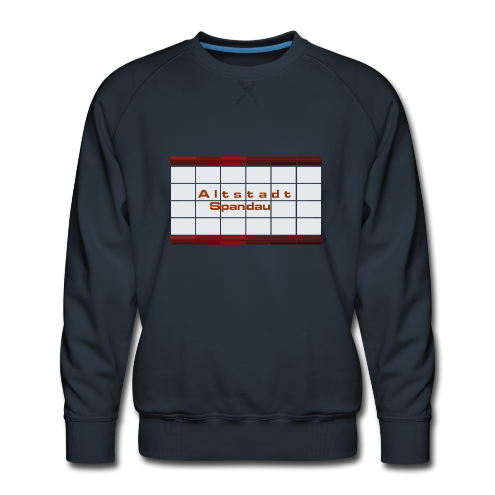 Altstadt Spandau - Männer Premium Sweatshirt - navy