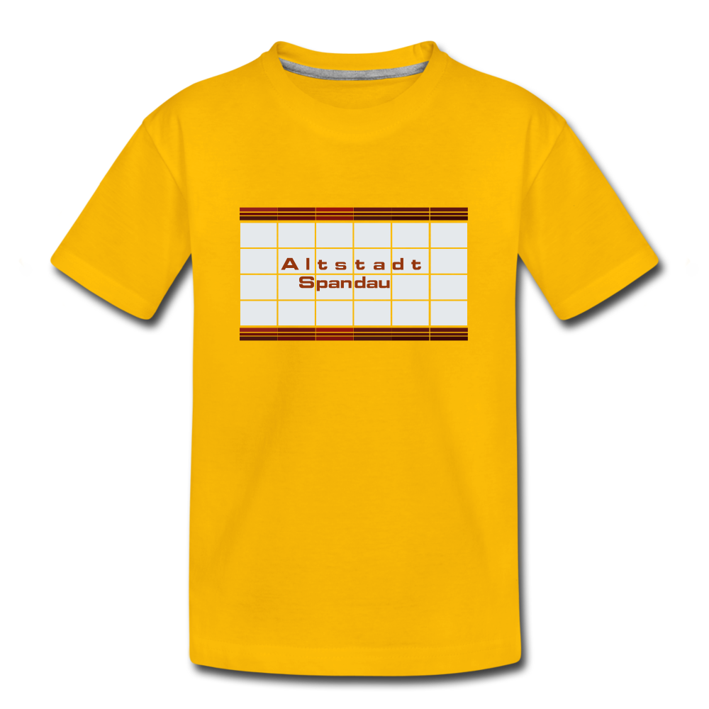 Altstadt Spandau - Teenager Premium T-Shirt - sun yellow