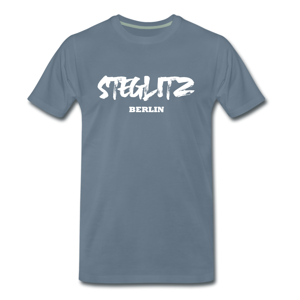Steglitz - Männer Premium T-Shirt - steel blue