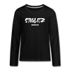 Steglitz - Teenager Langarmshirt - black
