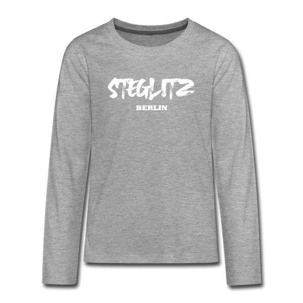 Steglitz - Teenager Langarmshirt - heather grey