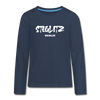 Steglitz - Teenager Langarmshirt - navy