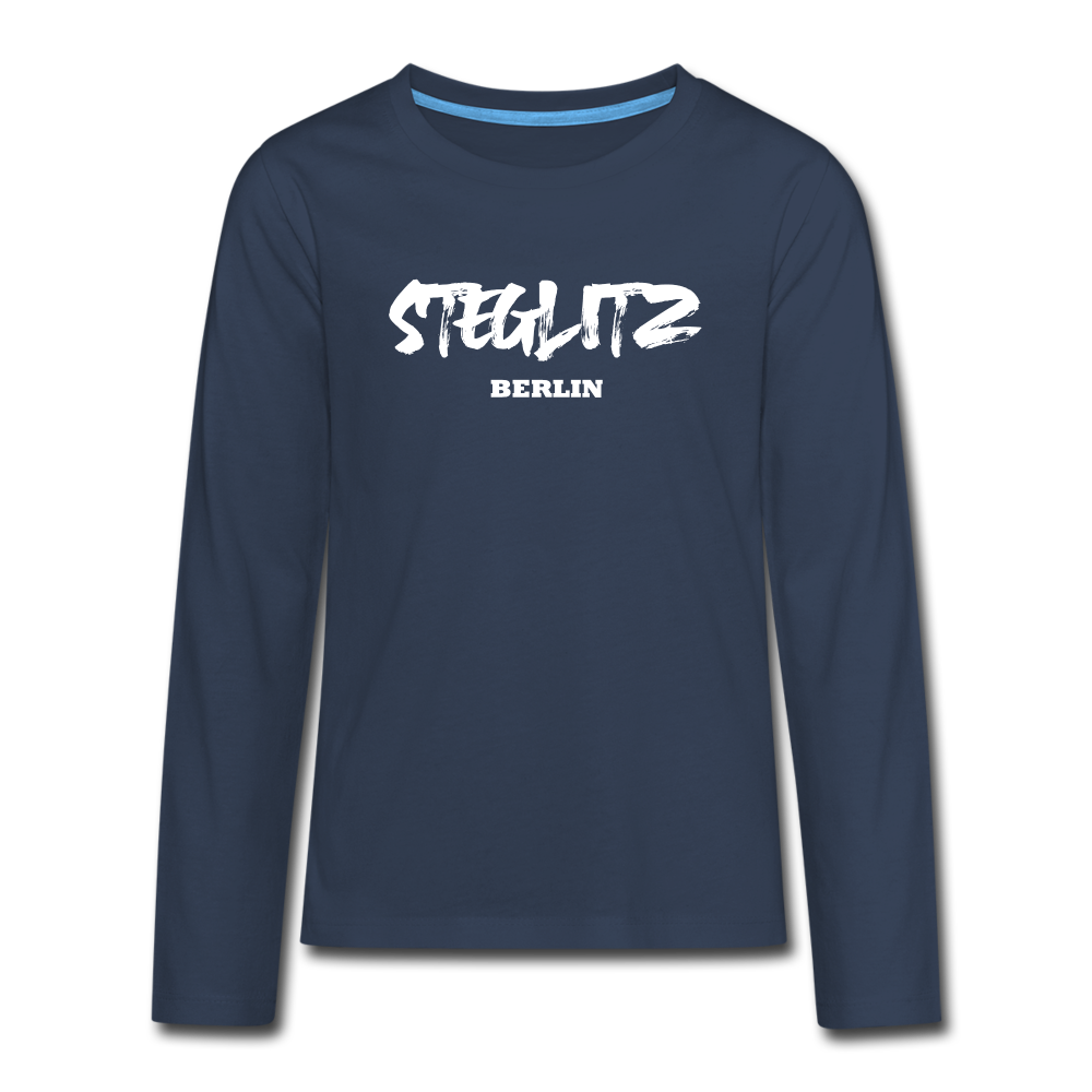 Steglitz - Teenager Langarmshirt - navy