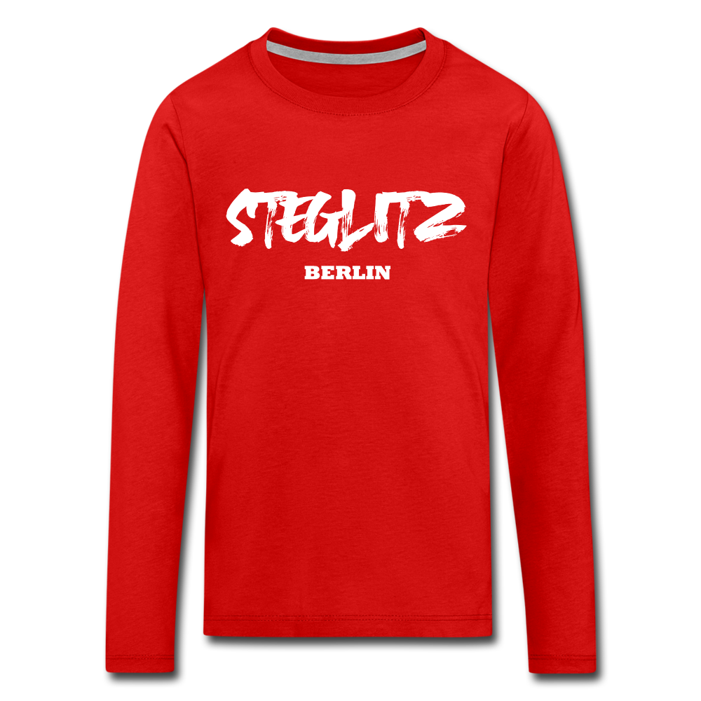 Steglitz - Kinder Langarmshirt - red