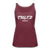 Steglitz - Frauen Premium Tank Top - heather burgundy