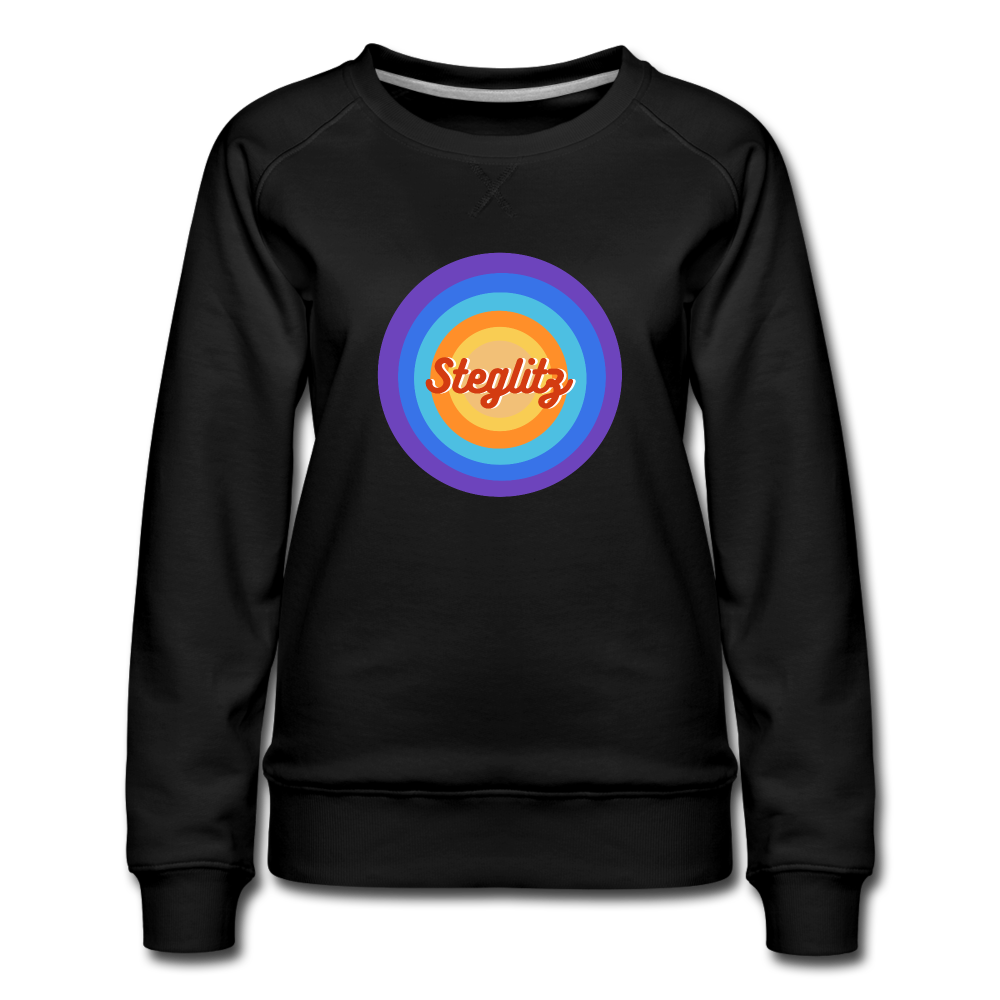 Steglitz Retro - Frauen Premium Sweatshirt - black