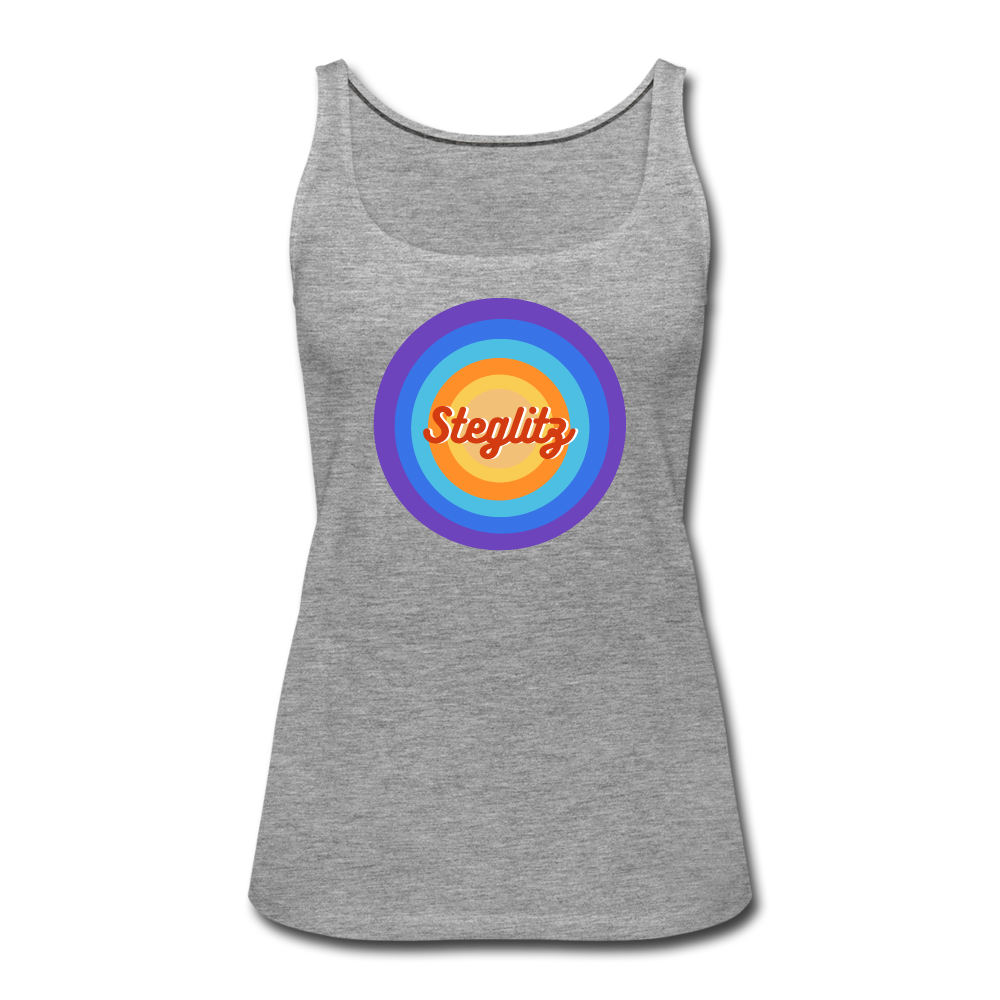 Steglitz Retro - Frauen Premium Tank Top - heather grey