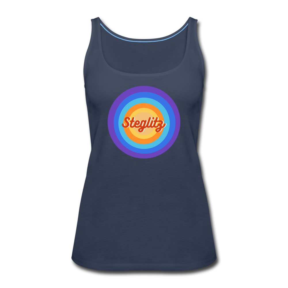 Steglitz Retro - Frauen Premium Tank Top - navy