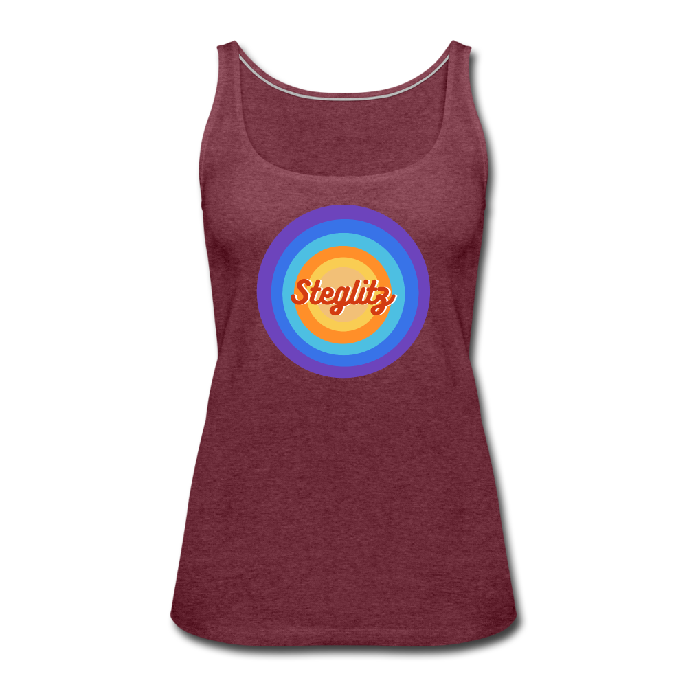 Steglitz Retro - Frauen Premium Tank Top - heather burgundy