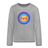 Steglitz Retro - Teenager Langarmshirt - heather grey