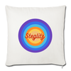 Steglitz Retro - Sofakissen mit Füllung (45 x 45 cm) - natural white