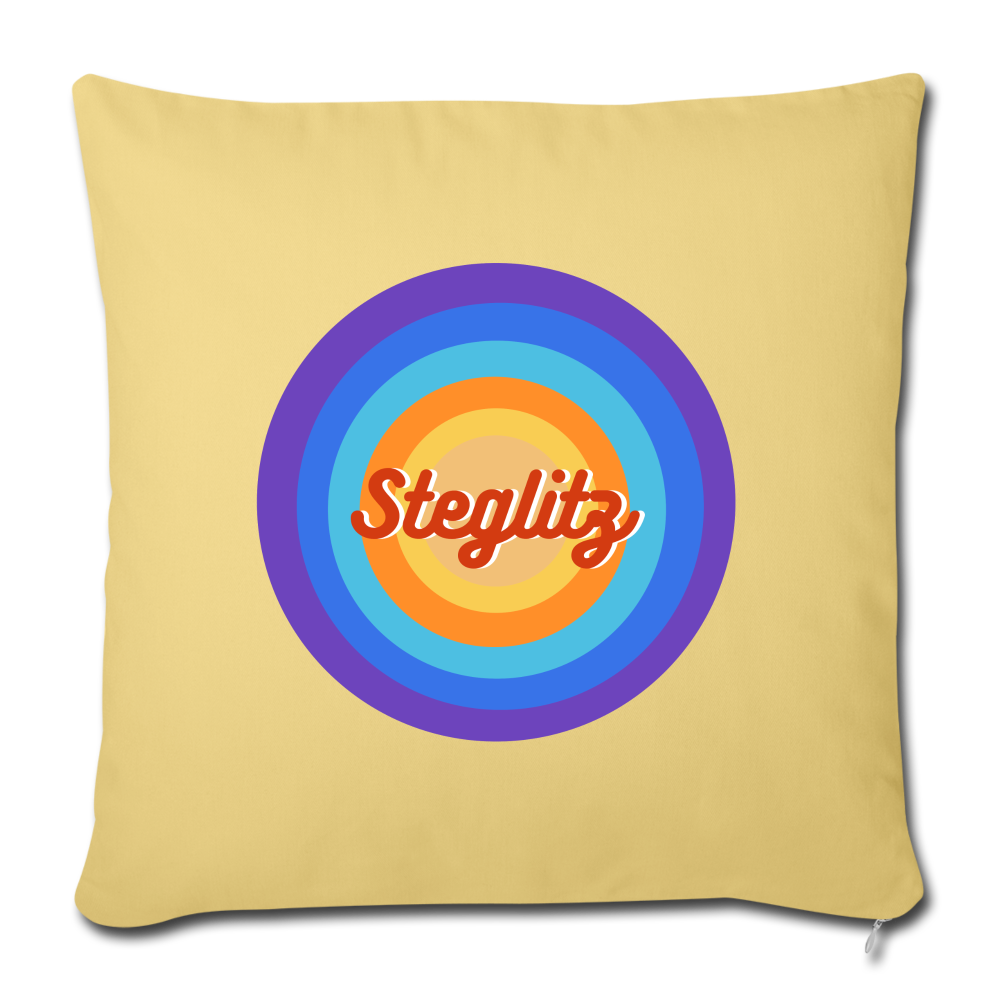 Steglitz Retro - Sofakissen mit Füllung (45 x 45 cm) - washed yellow