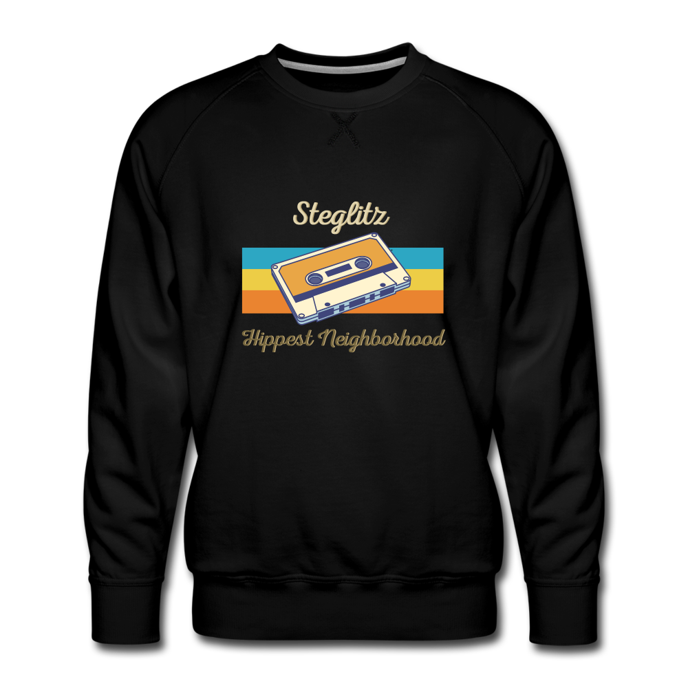 Steglitz Hippest Neighborhood - Männer Premium Sweatshirt - black