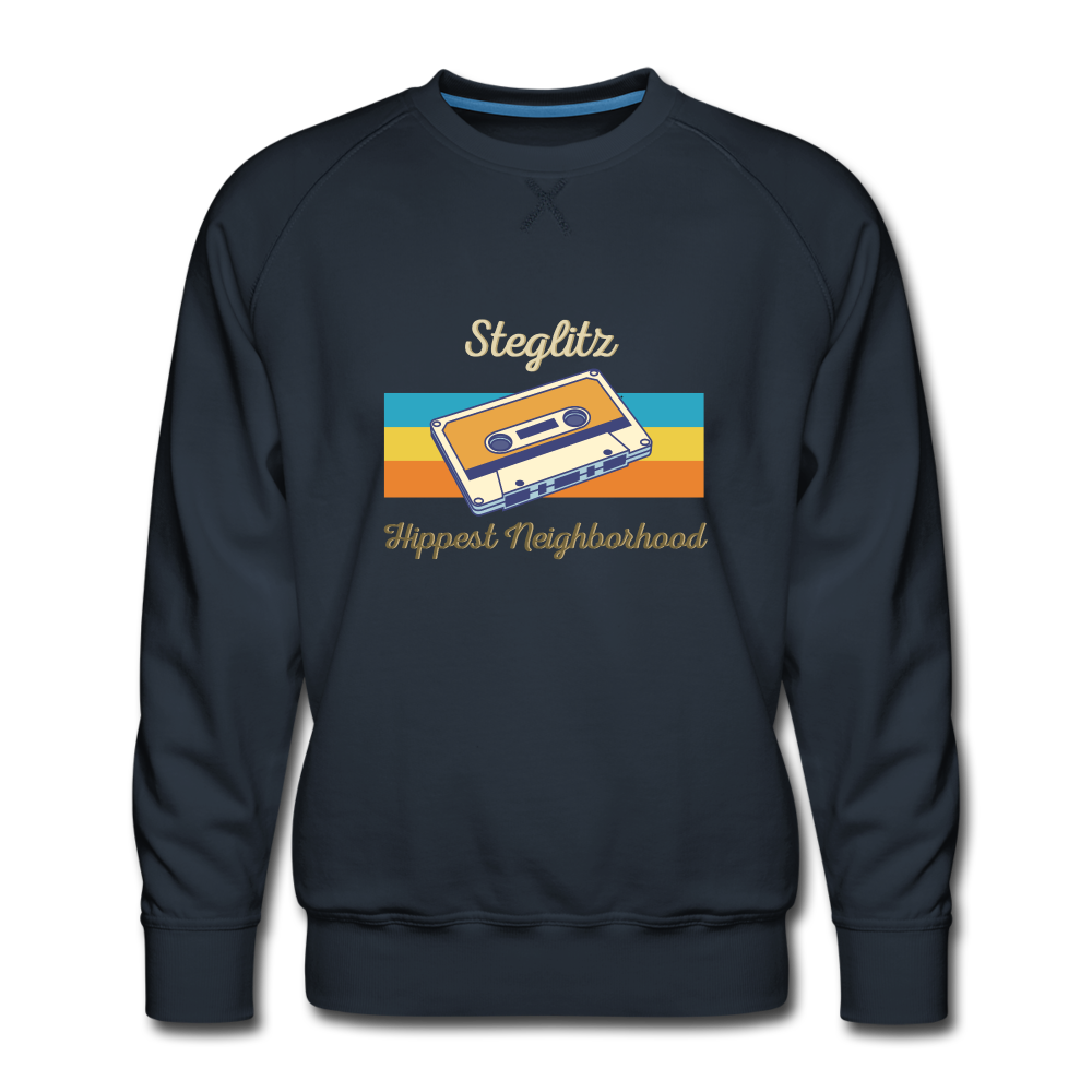 Steglitz Hippest Neighborhood - Männer Premium Sweatshirt - navy