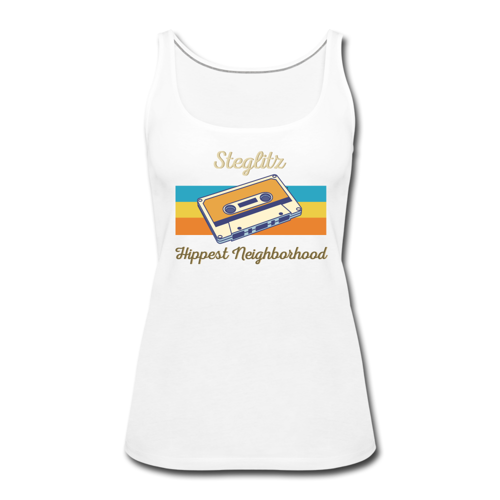 Steglitz Hippest Neighborhood - Frauen Premium Tank Top - white