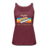 Steglitz Hippest Neighborhood - Frauen Premium Tank Top - heather burgundy