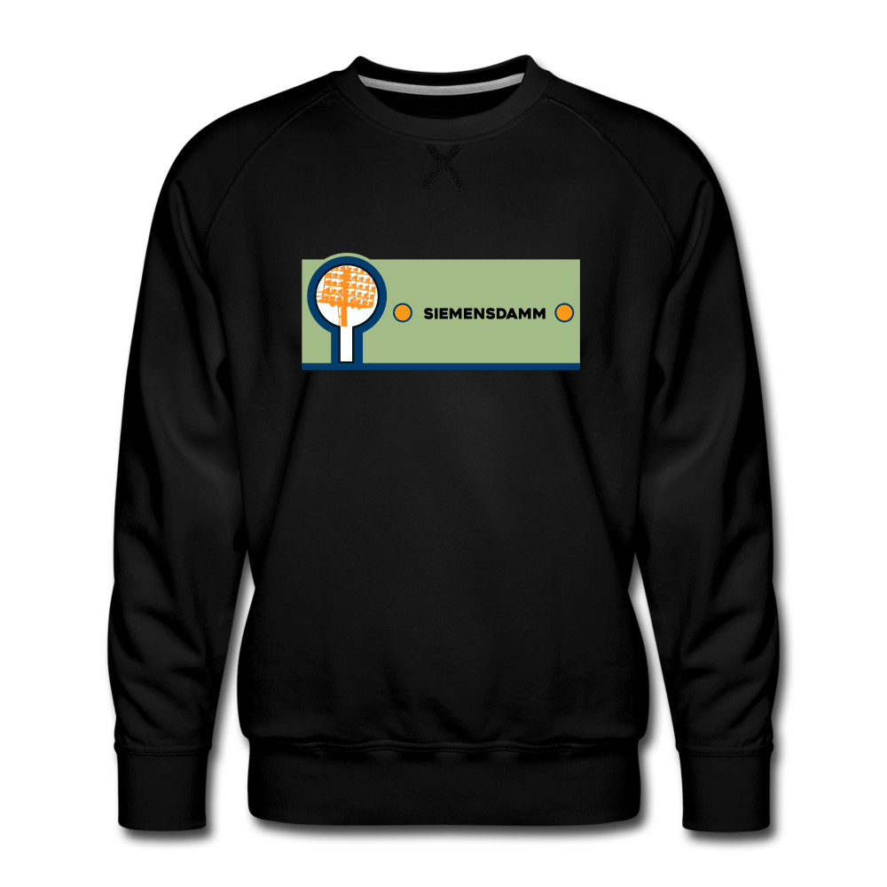 Siemensdamm - Männer Premium Sweatshirt - black